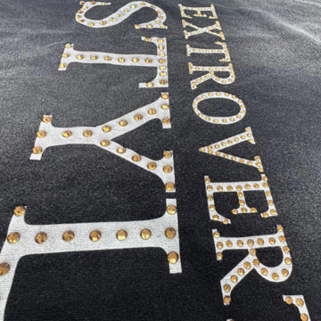 CS “Extroverted Style Rhine Stone Tee”